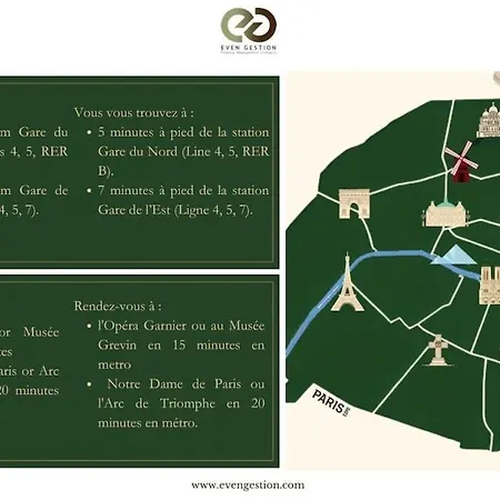 #3bedrooms#lafayette#paris10#ac * Parijs